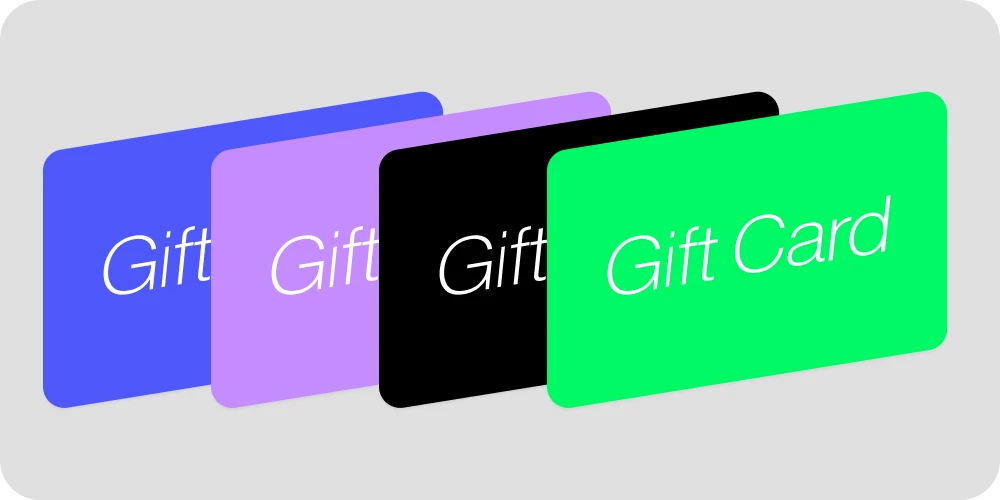 sell gift cards with Ucraft Next