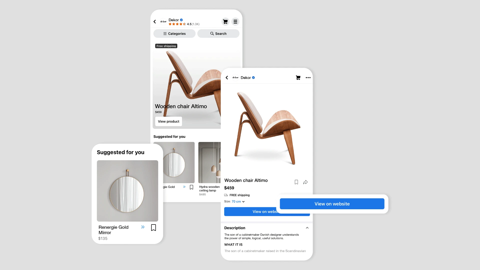 sell on Facebook with Ucraft Next
