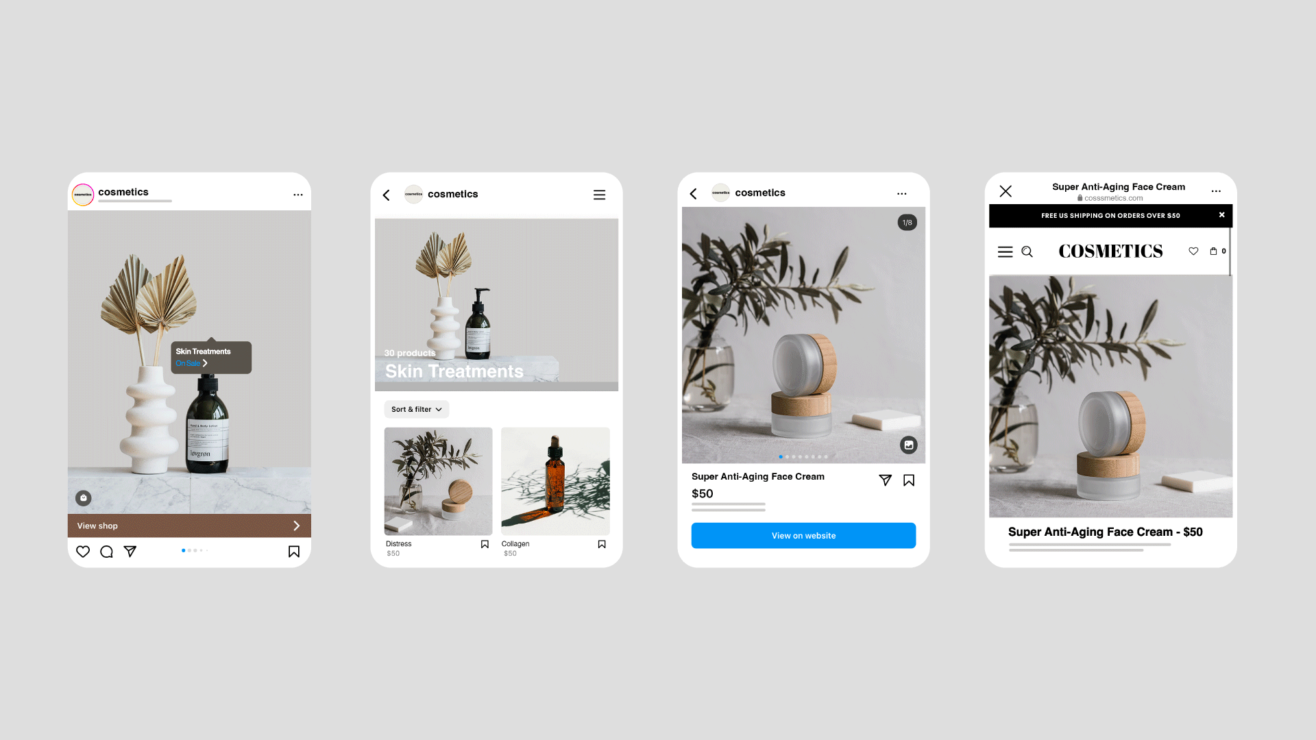 sell on Instagram with Ucraft Next