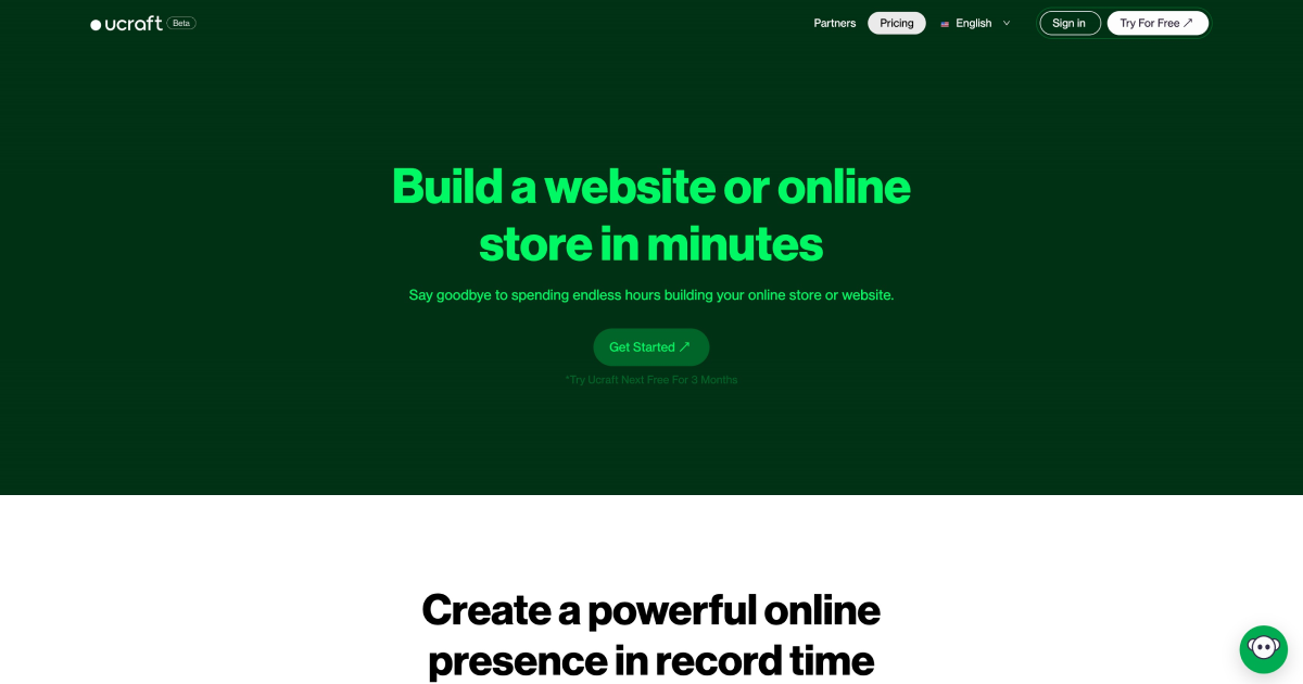 No-Code Free Website Builder | 14-day Free Trial | Ucraft Next