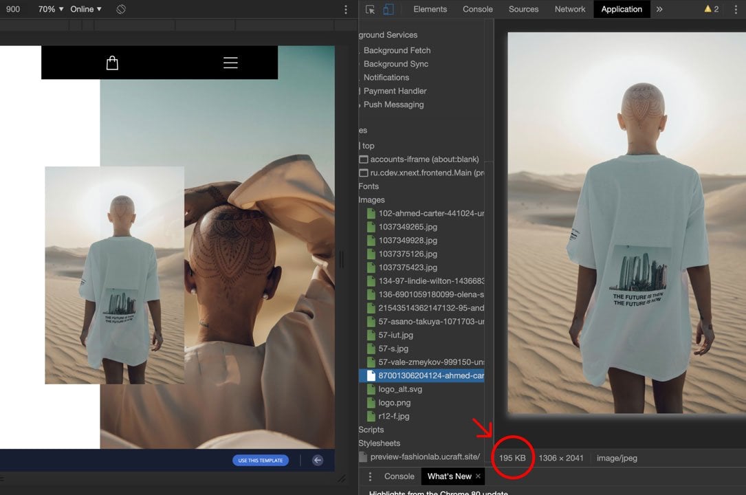 optimize images ae