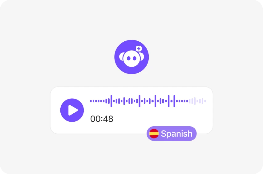 Multilingual Text and Audio Support