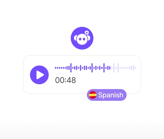 Multilingual Text & Audio Support